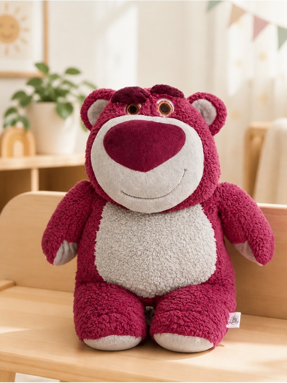 Disney Store Lotso Huggin Bear Plush From Toy Story 14 inch